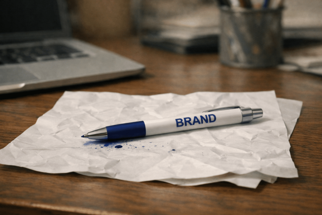 Plus un objet publicitaire est utilisé longtemps, plus son impact par usage diminue.